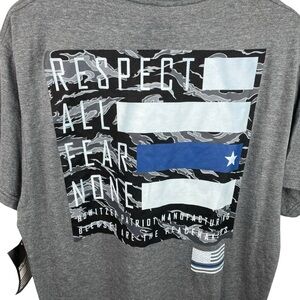 Howitizer MFG | Charcoal Gray Graphic Support Law Enforcement Tee Shirt